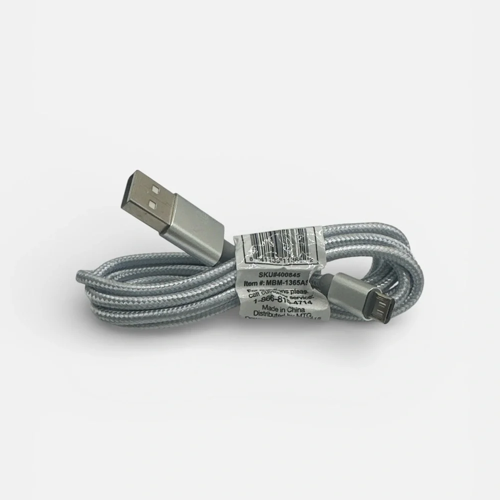 3 Pack - Pink, Black, and Silver Micro USB Cable - 4ft‎
